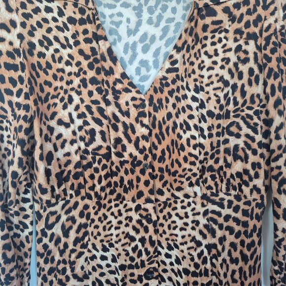 Hugo Boss leopard print button-up dress - Picture 5 of 8